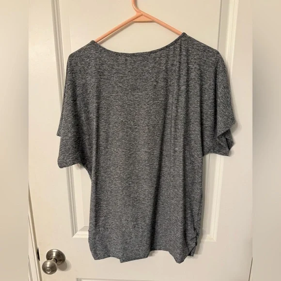 Apt. 9 Women's Gray Top with Embellished Neckline - Picture 3 of 3